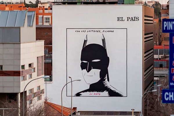 Graffiti-en-fachada-El-Pais-img3 Graffiti homenaje a El Roto de El País.