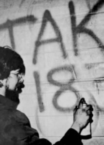 Taki 183 pintando