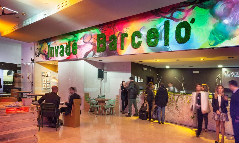 Decoracion-con-graffiti-en-evento-en-hotel Decoración con graffiti en evento en hotel