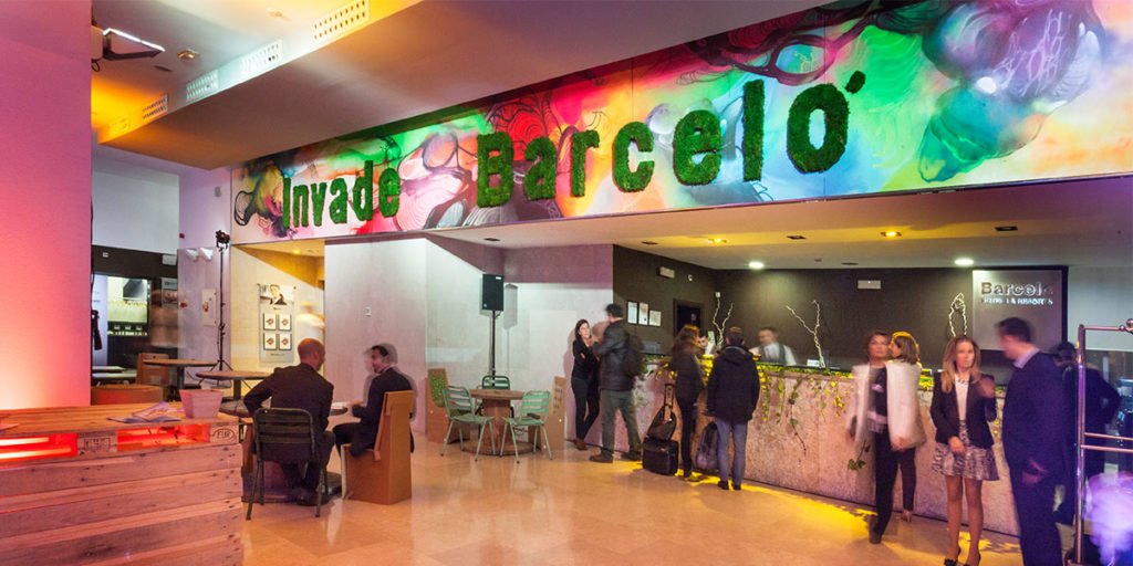 Decoracion-con-graffiti-en-evento-en-hotel Decoración con graffiti en evento en hotel