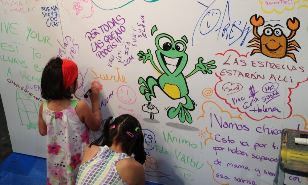Graffiti-colaborativo-en-evento Graffiti colaborativo en evento