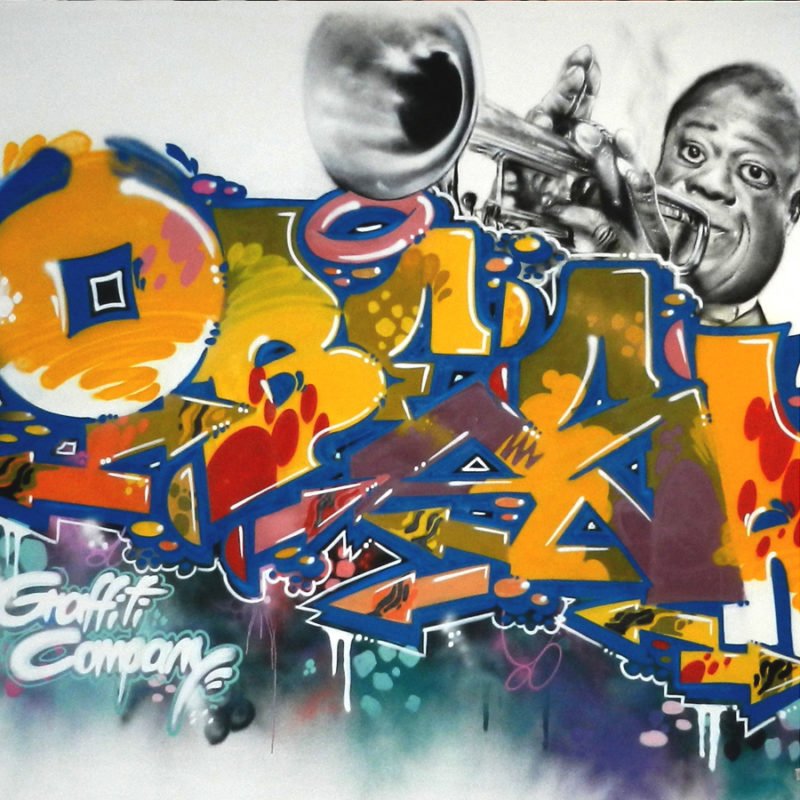Graffiti de Louis Armstrong