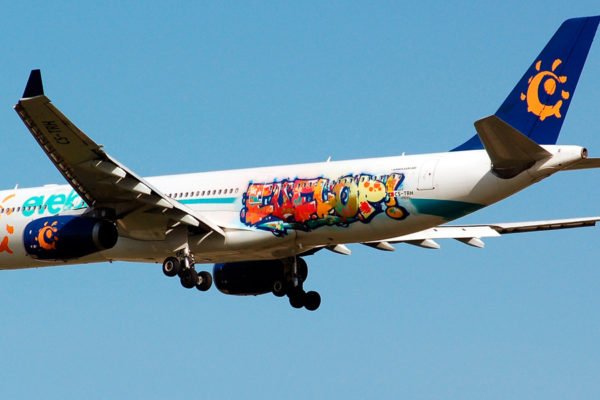 Graffiti-en-avion-3 Graffiti profesional en avión de Evelop!
