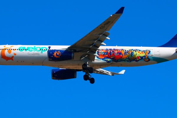 Graffiti-en-avion-5 Avión volando con graffiti