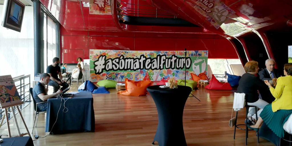 Graffiti-en-evento-en-MNCARS-Madrid Graffiti en evento en el Museo Reina Sofía en Madrid