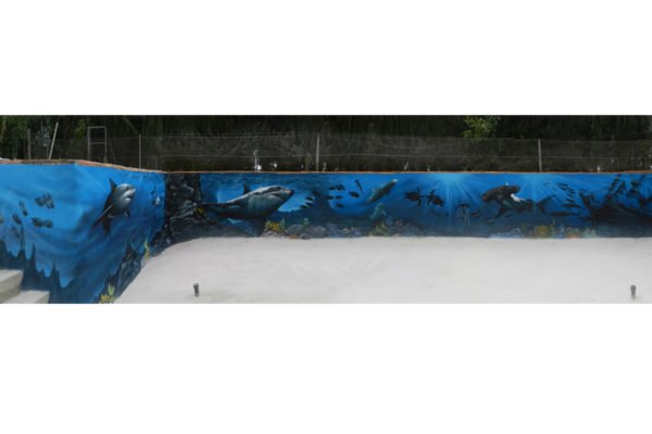 Mural-marino-1 Mural en piscina de Valencia