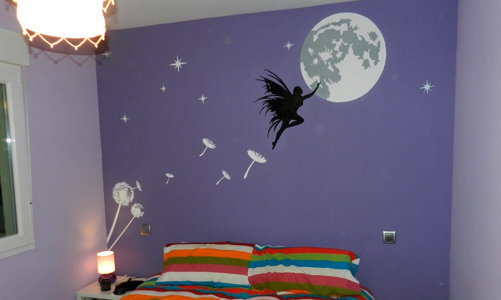 Graffiti en cabecero de cama