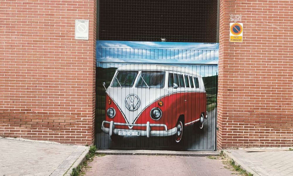 graffiti-de-furgoneta-clasica-en-vallecas Graffiti de furgoneta clásica en Vallecas