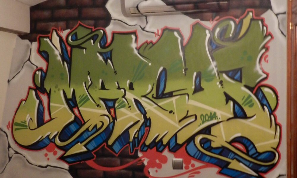 graffiti-en-habitacion-de-marcos Graffiti en habitación de Marcos