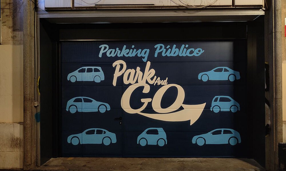 graffiti-en-parking-publico-de-madrid Graffiti en parking público de Madrid
