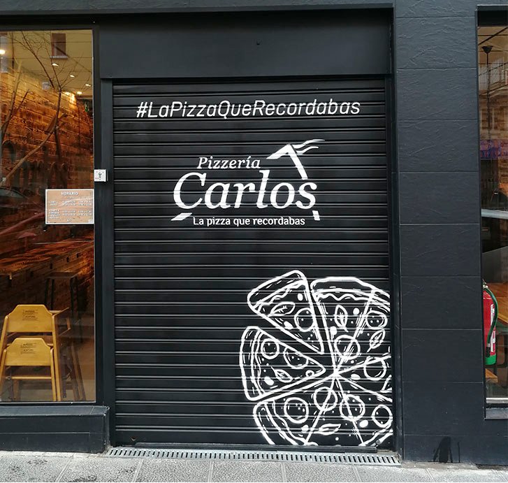 graffitis para cierres de comercios
