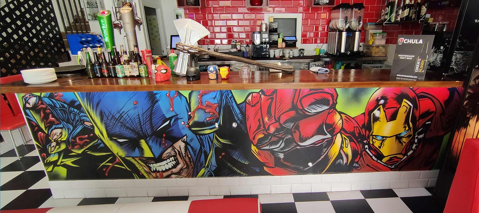 Graffitis en bares y restaurantes