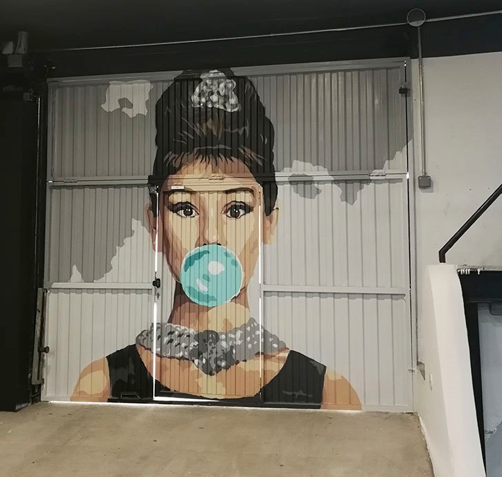 Graffitis para puertas de garaje