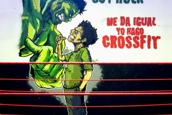 Graffitis y murales en box de CrossFit