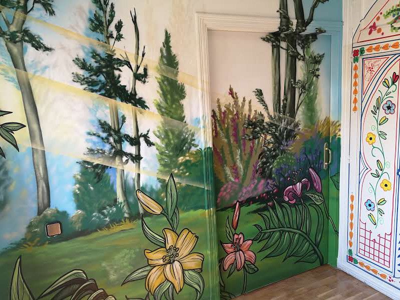 mural-de-vegetacion-en-interior Mural de vegetación en interior