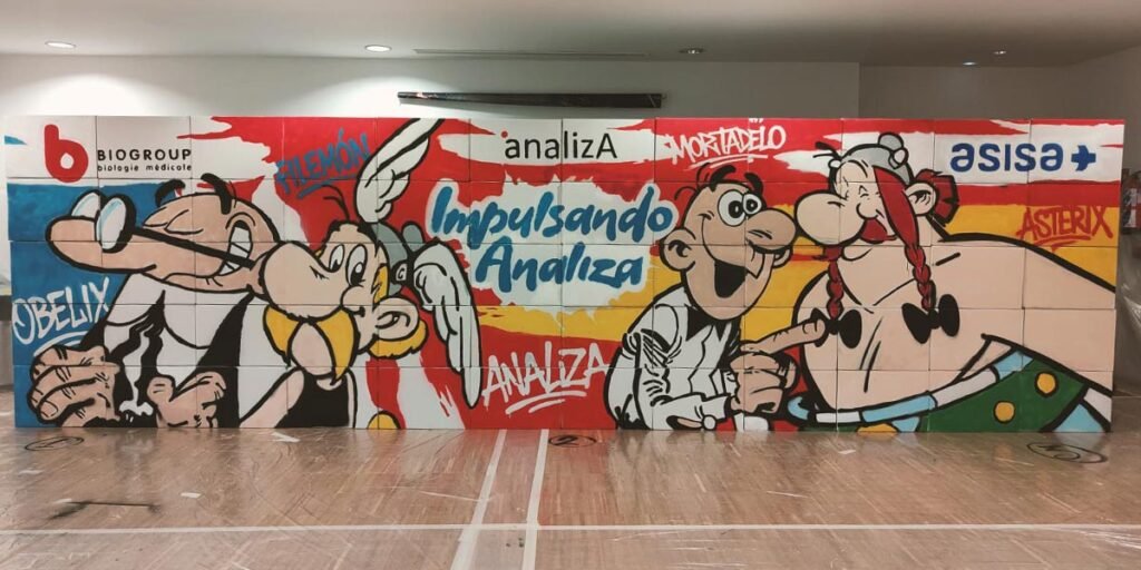 team-building-de-graffiti-asisa-analiza Team Building de Graffiti para Analiza