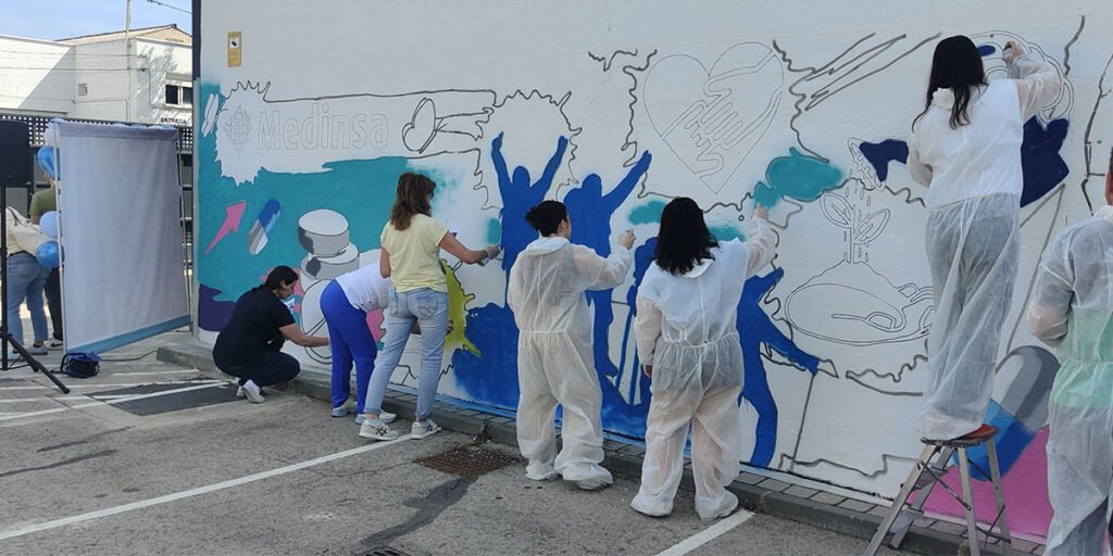 team-building-de-graffiti-para-medinsa Team Building de Graffiti para Medinsa en Torrejón