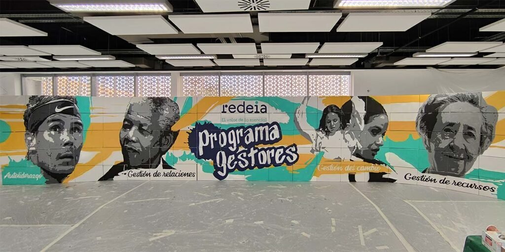 team-building-de-graffiti-redeia Team Building de Graffiti para REDEIA en Madrid