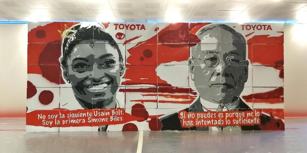 team-building-de-graffiti-toyota-2 Team Building de Graffiti para Toyota en Alcobendas