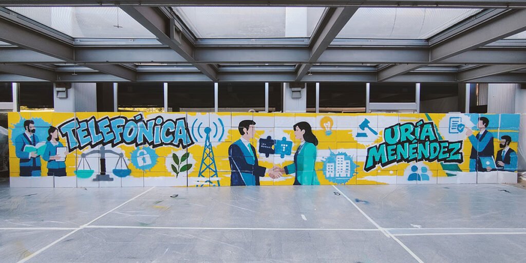 team-building-graffiti-telefonica-uria-menendez Team Building de Graffiti para Telefónica y Uria Menéndez