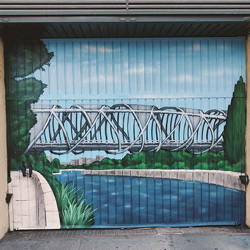 Graffitis y murales de Madrid Río