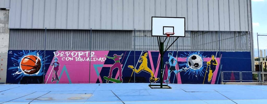 mural-de-deporte-e-igualdad-para-ayuntamiento Mural de deporte e igualdad para ayuntamiento